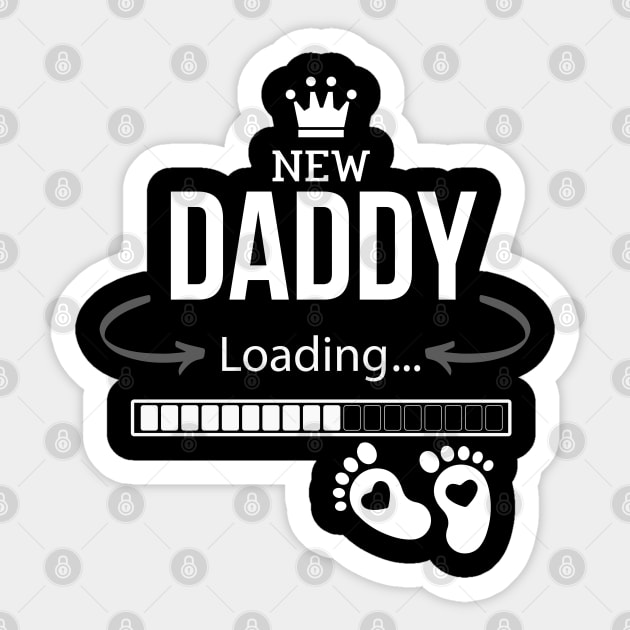 new daddy loading shirt stylrs for you. Sticker by PJ SHIRT STYLES